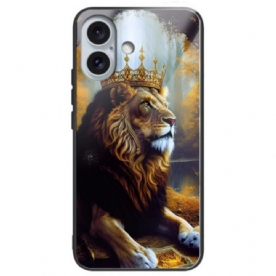 Hoesje iPhone 16 Plus Lion King Gehard Glas