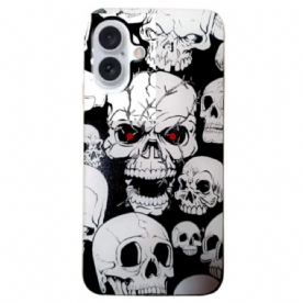 Hoesje iPhone 16 Plus Schedels