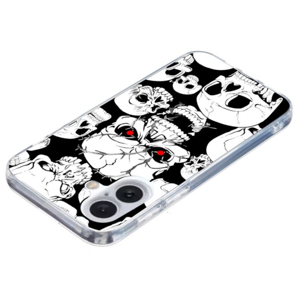 Hoesje iPhone 16 Plus Schedels