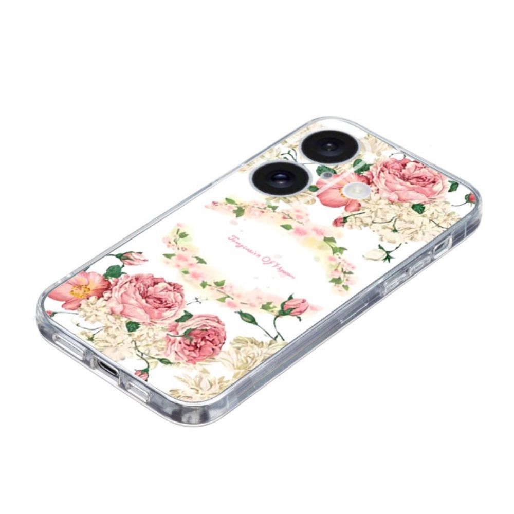 Hoesje iPhone 16 Plus Vintage Rozen Bescherming Hoesje