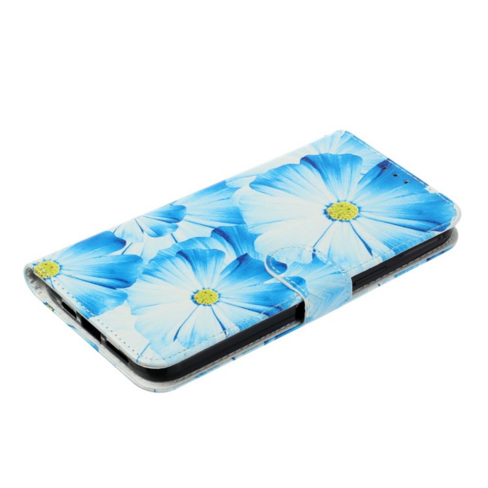 Leren Hoesje Voor iPhone 16 Plus Orchideeën