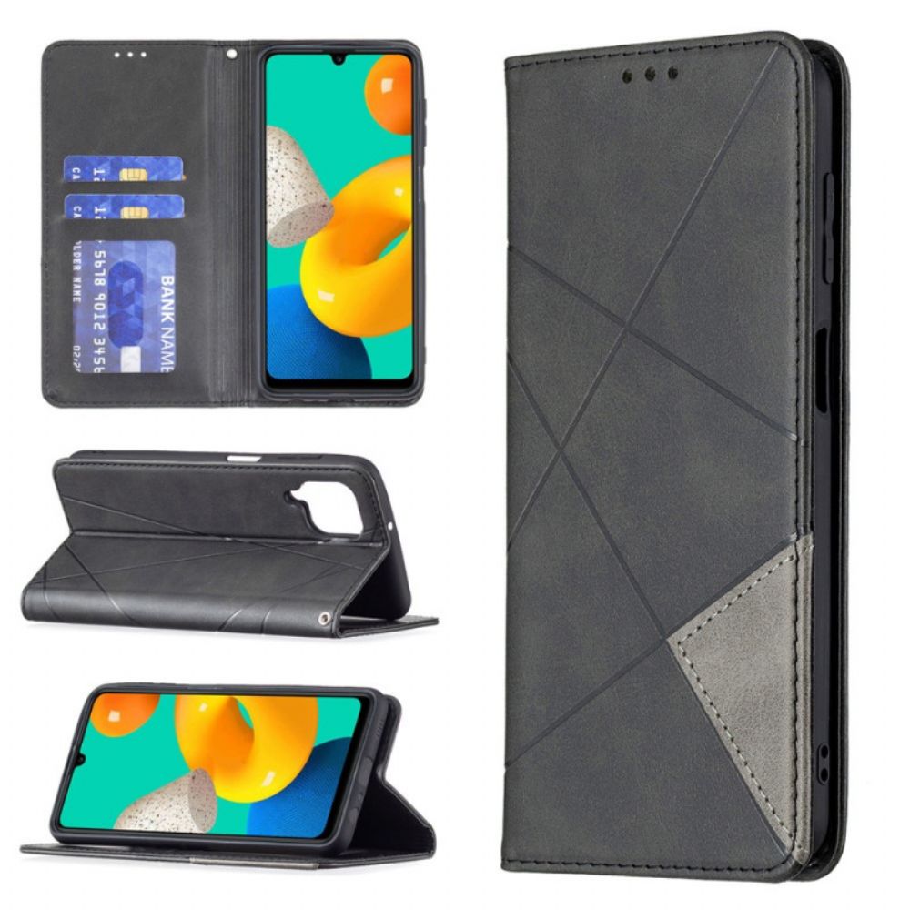 Bescherming Hoesje voor Samsung Galaxy M32 Folio-hoesje Artiestenstijl