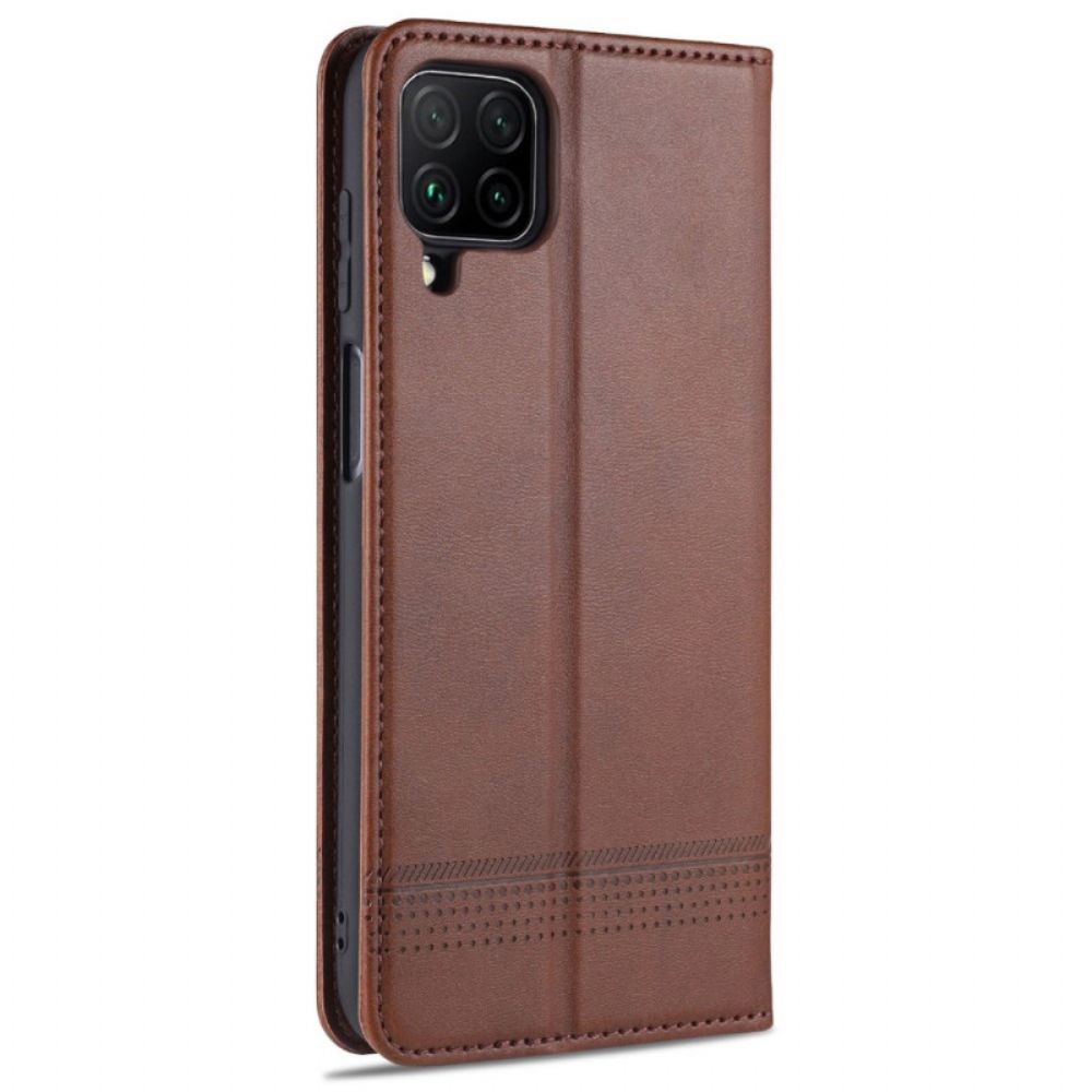 Bescherming Hoesje voor Samsung Galaxy M32 Folio-hoesje Azns Lederen Stijl