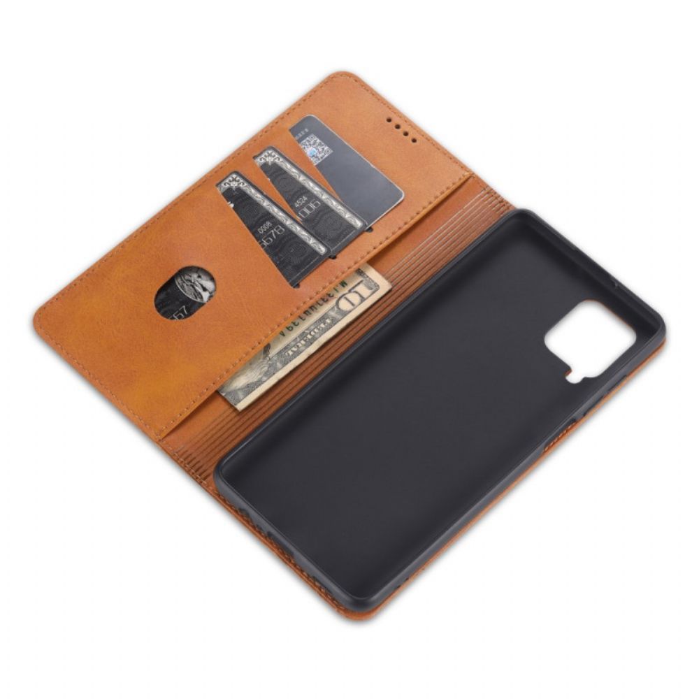 Bescherming Hoesje voor Samsung Galaxy M32 Folio-hoesje Azns Lederen Stijl