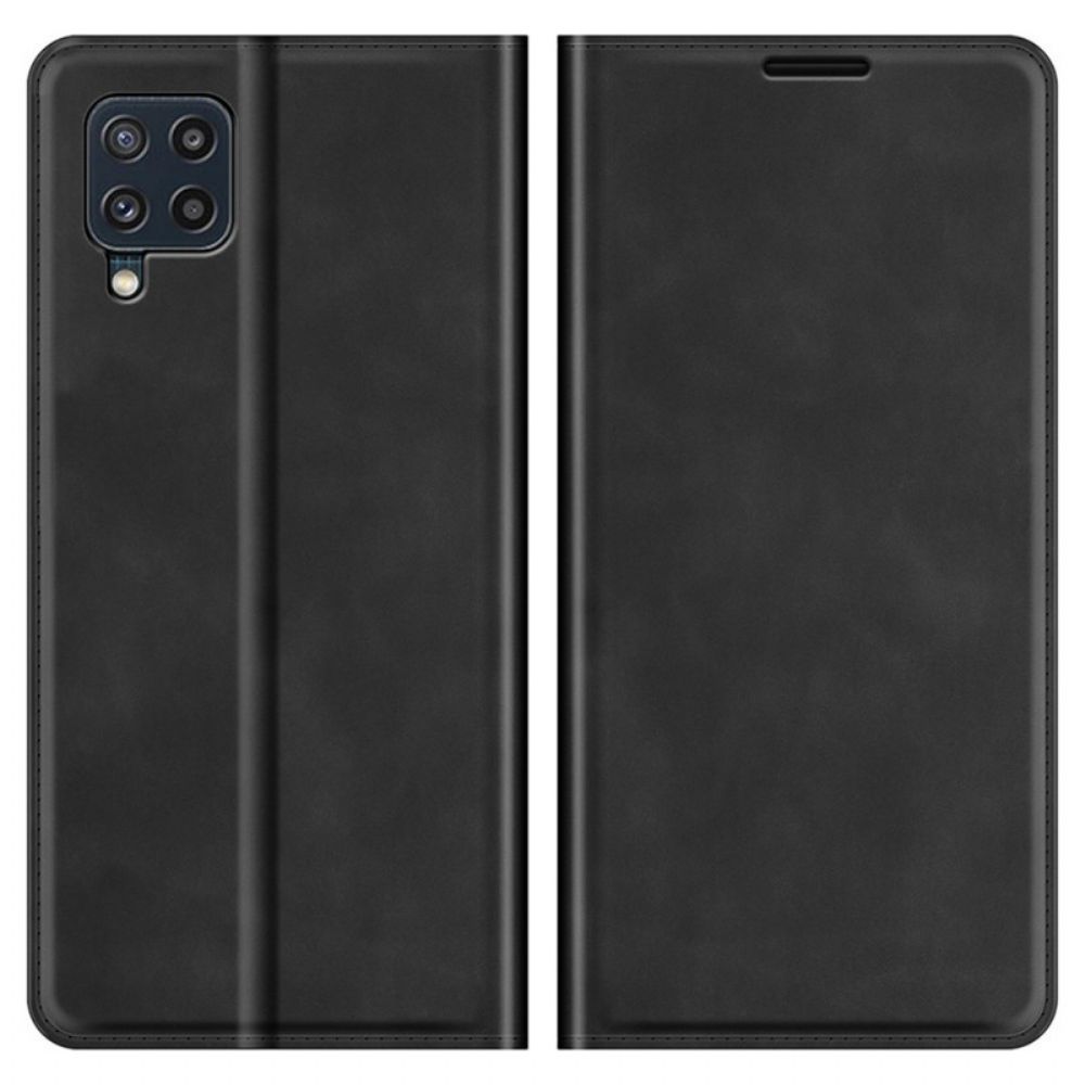 Bescherming Hoesje voor Samsung Galaxy M32 Folio-hoesje Stijl Lederen Ontwerp