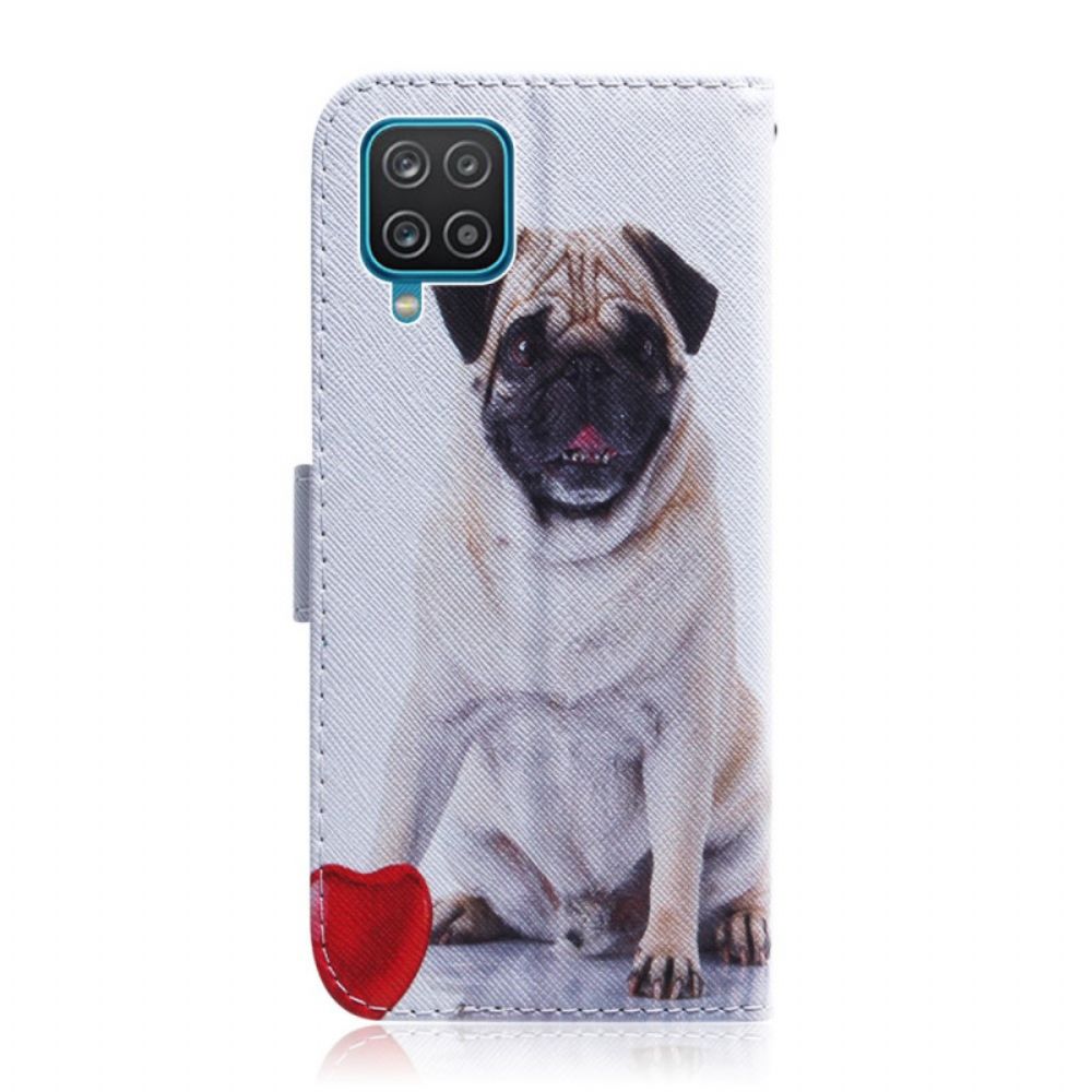 Flip Case voor Samsung Galaxy M32 Mopshond