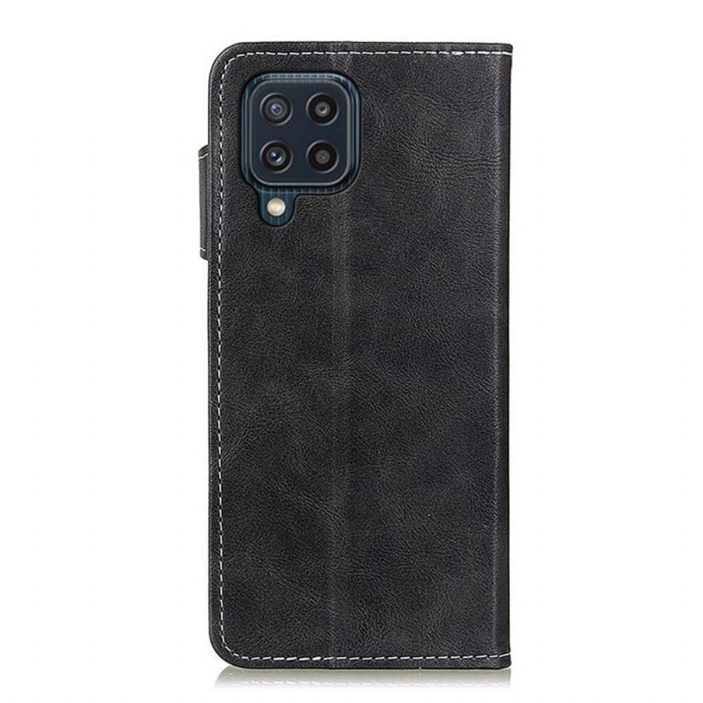 Folio-hoesje voor Samsung Galaxy M32 Artistieke Knoop En Naden