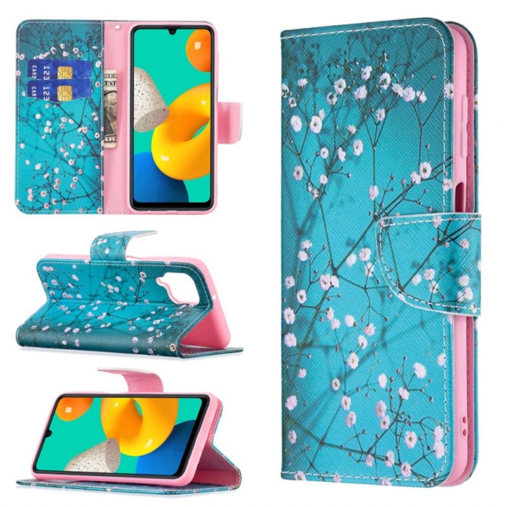 Folio-hoesje voor Samsung Galaxy M32 Bloeiende Boom