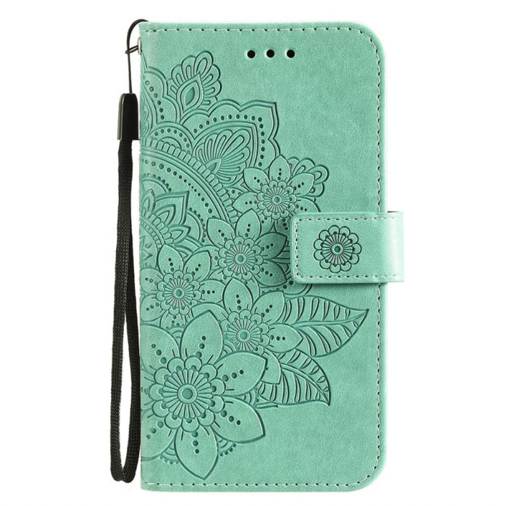 Folio-hoesje voor Samsung Galaxy M32 Bloemenmandala