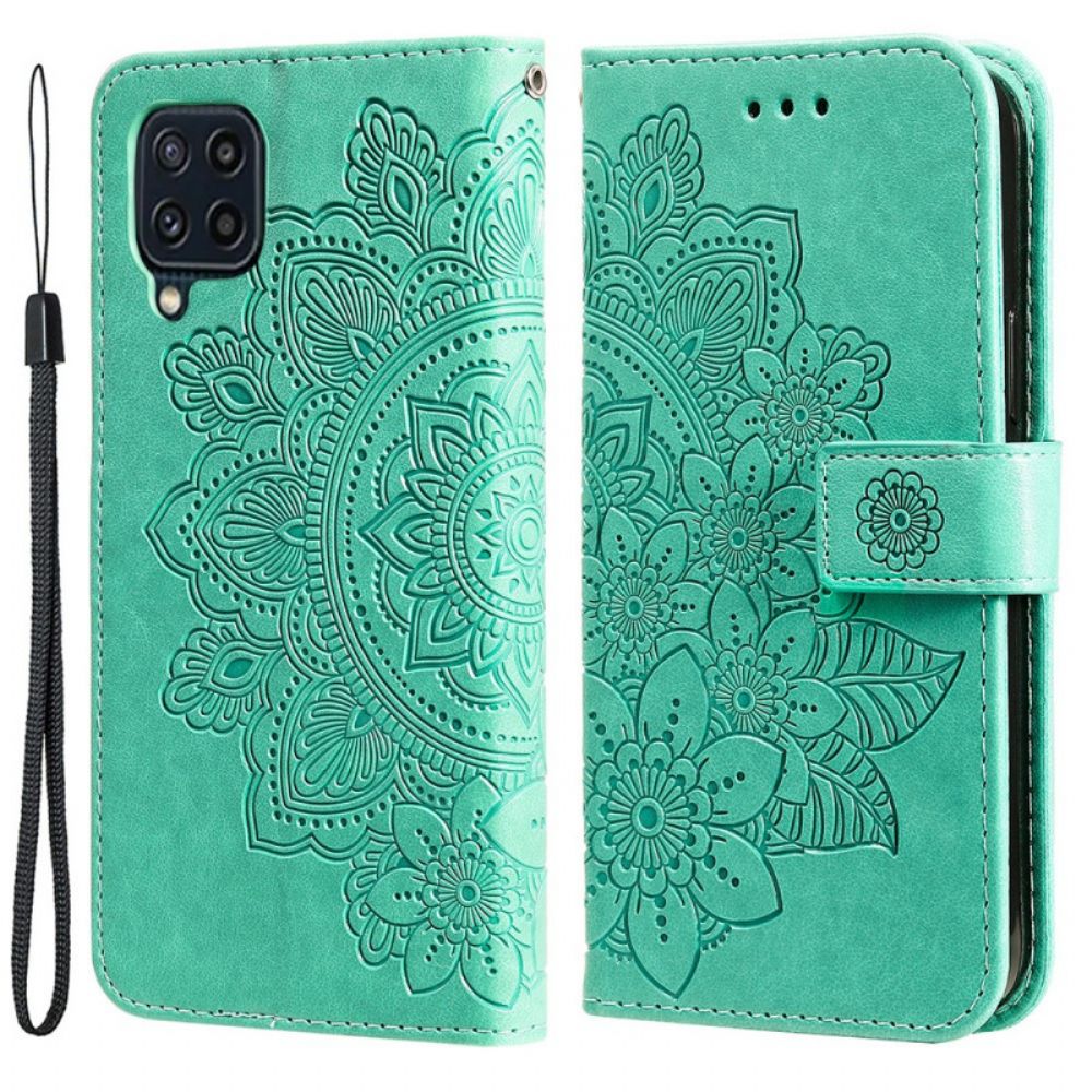 Folio-hoesje voor Samsung Galaxy M32 Bloemenmandala