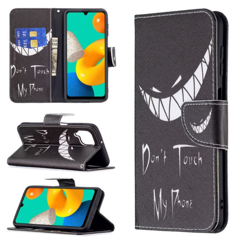 Folio-hoesje voor Samsung Galaxy M32 Duivelstelefoon