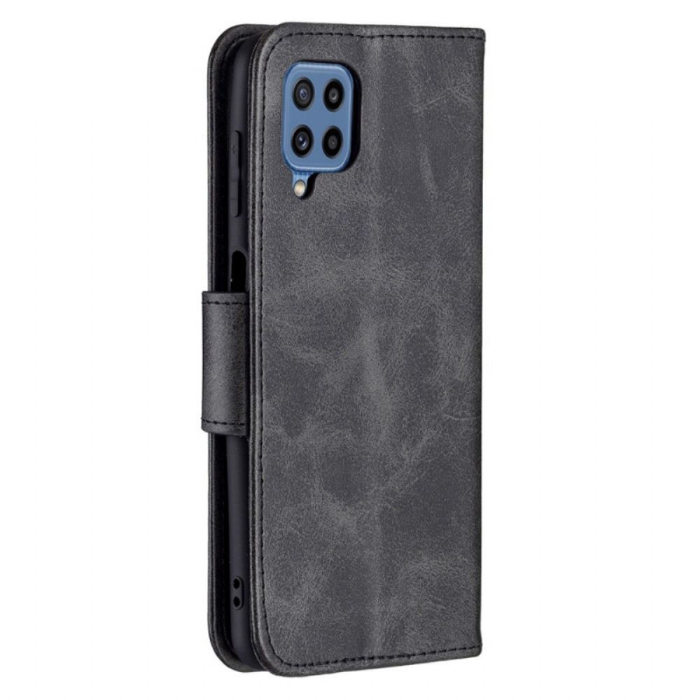 Folio-hoesje voor Samsung Galaxy M32 Flip Case Gladde Schuine Klep