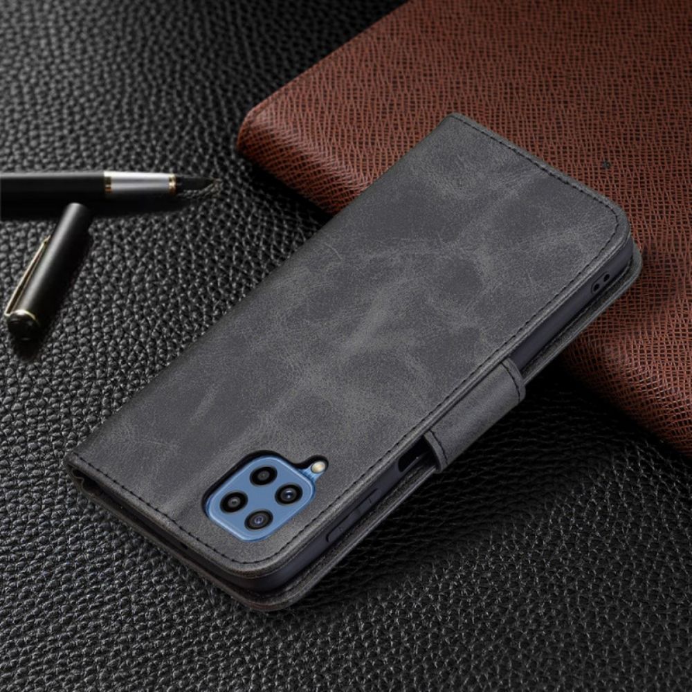 Folio-hoesje voor Samsung Galaxy M32 Flip Case Gladde Schuine Klep