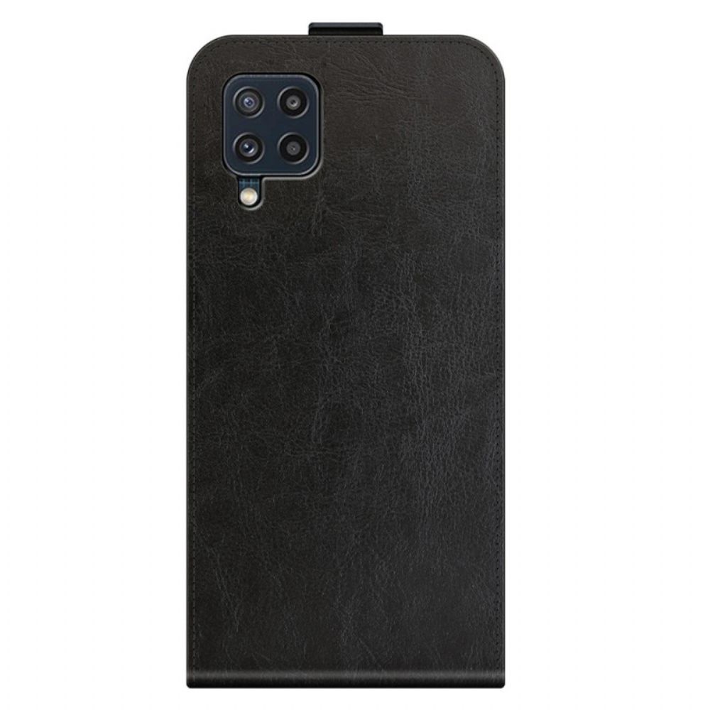 Folio-hoesje voor Samsung Galaxy M32 Flip Case Leren Effect Verticale Klep