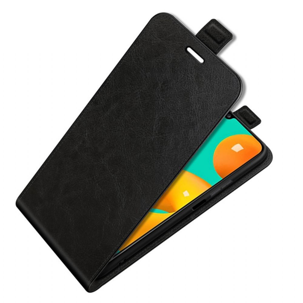 Folio-hoesje voor Samsung Galaxy M32 Flip Case Leren Effect Verticale Klep