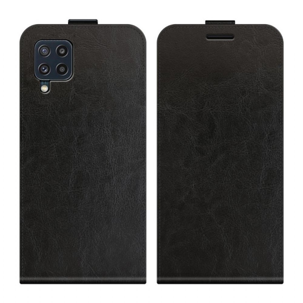 Folio-hoesje voor Samsung Galaxy M32 Flip Case Leren Effect Verticale Klep