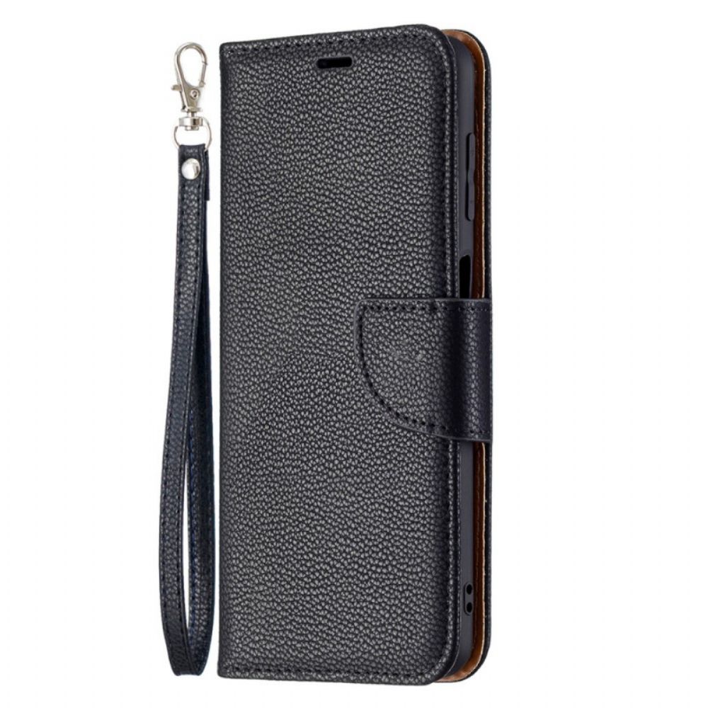 Folio-hoesje voor Samsung Galaxy M32 Flip Case Litchi Flap Schuin