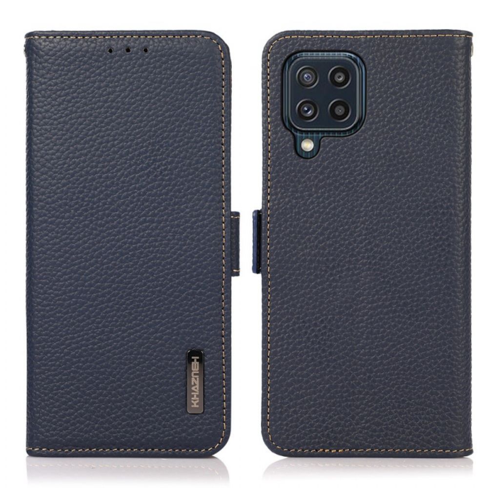 Folio-hoesje voor Samsung Galaxy M32 Litchi Leer Khazneh Rfid