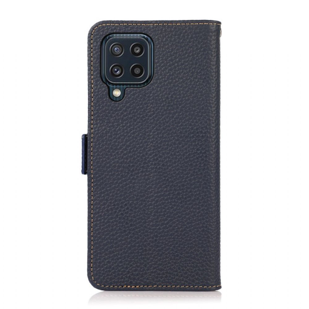 Folio-hoesje voor Samsung Galaxy M32 Litchi Leer Khazneh Rfid