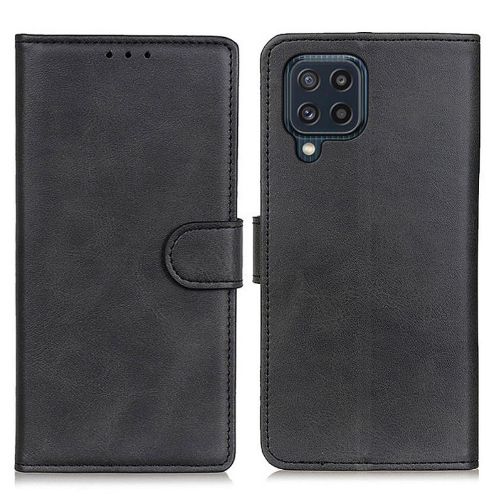 Folio-hoesje voor Samsung Galaxy M32 Mat Leereffect