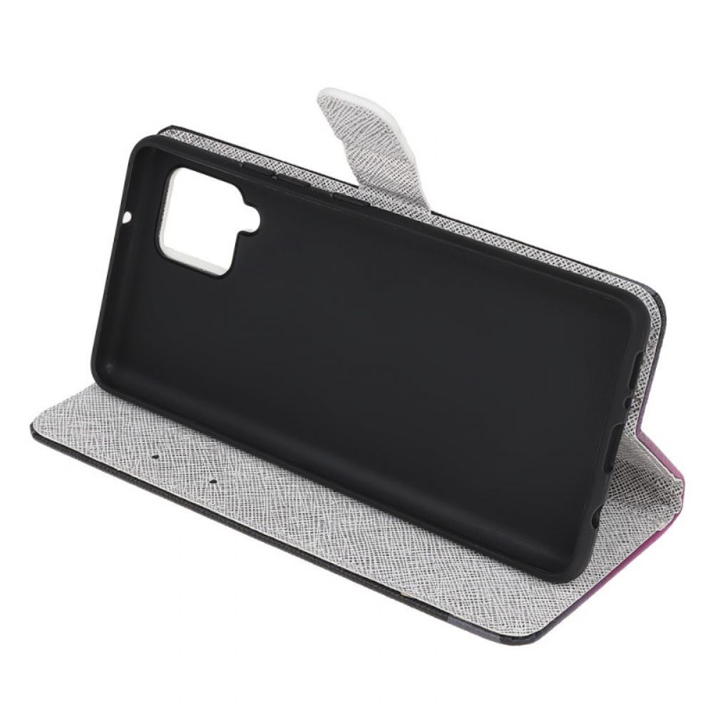 Folio-hoesje voor Samsung Galaxy M32 Met Ketting Thong Veer