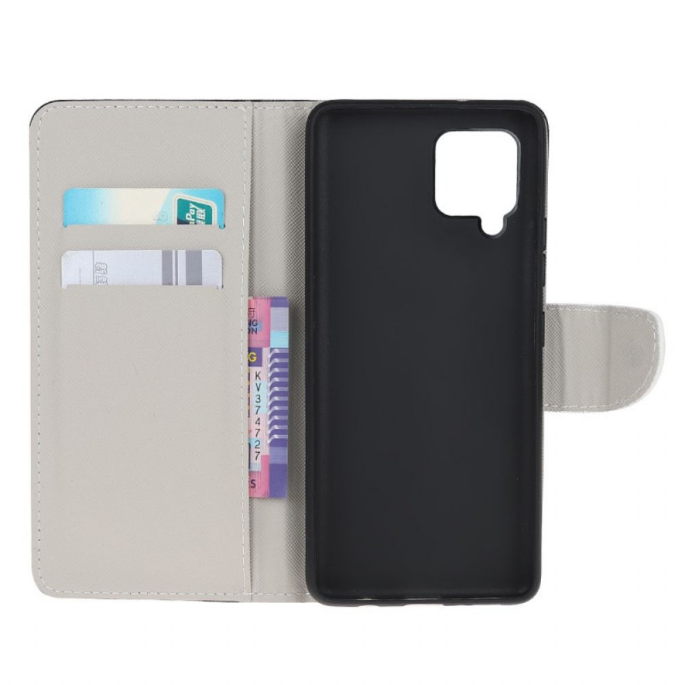 Folio-hoesje voor Samsung Galaxy M32 Retro Eiffeltoren