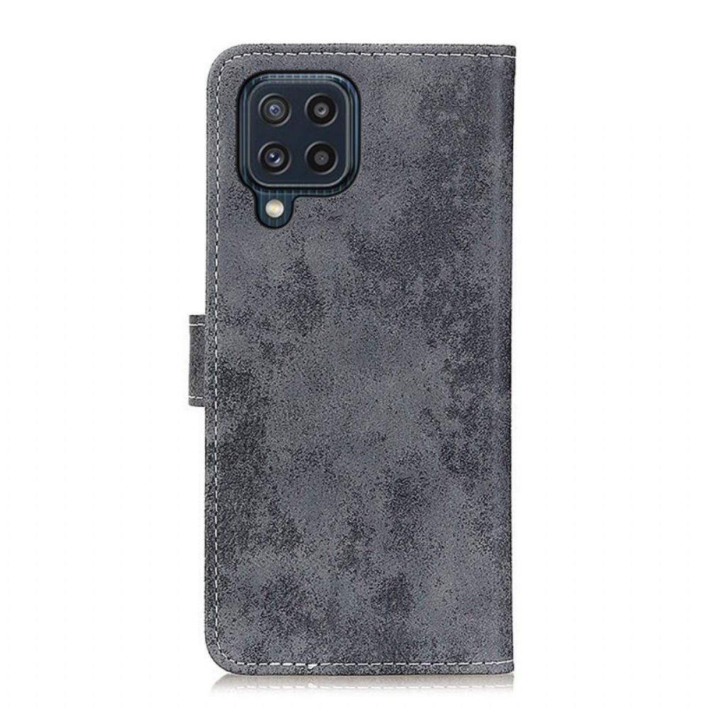 Folio-hoesje voor Samsung Galaxy M32 Vintage Kunstleer