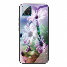 Hoesje voor Samsung Galaxy M32 Bloemen Van Gehard Glas