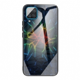 Hoesje voor Samsung Galaxy M32 Geometrie Van Gehard Glas