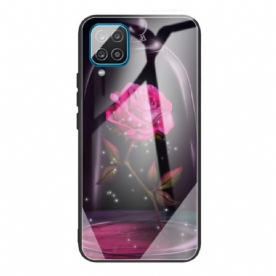 Hoesje voor Samsung Galaxy M32 Magisch Roze Gehard Glas