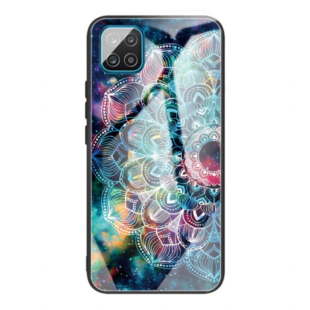 Hoesje voor Samsung Galaxy M32 Mandala Van Gehard Glas