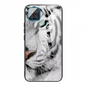 Hoesje voor Samsung Galaxy M32 Tijger Gehard Glas