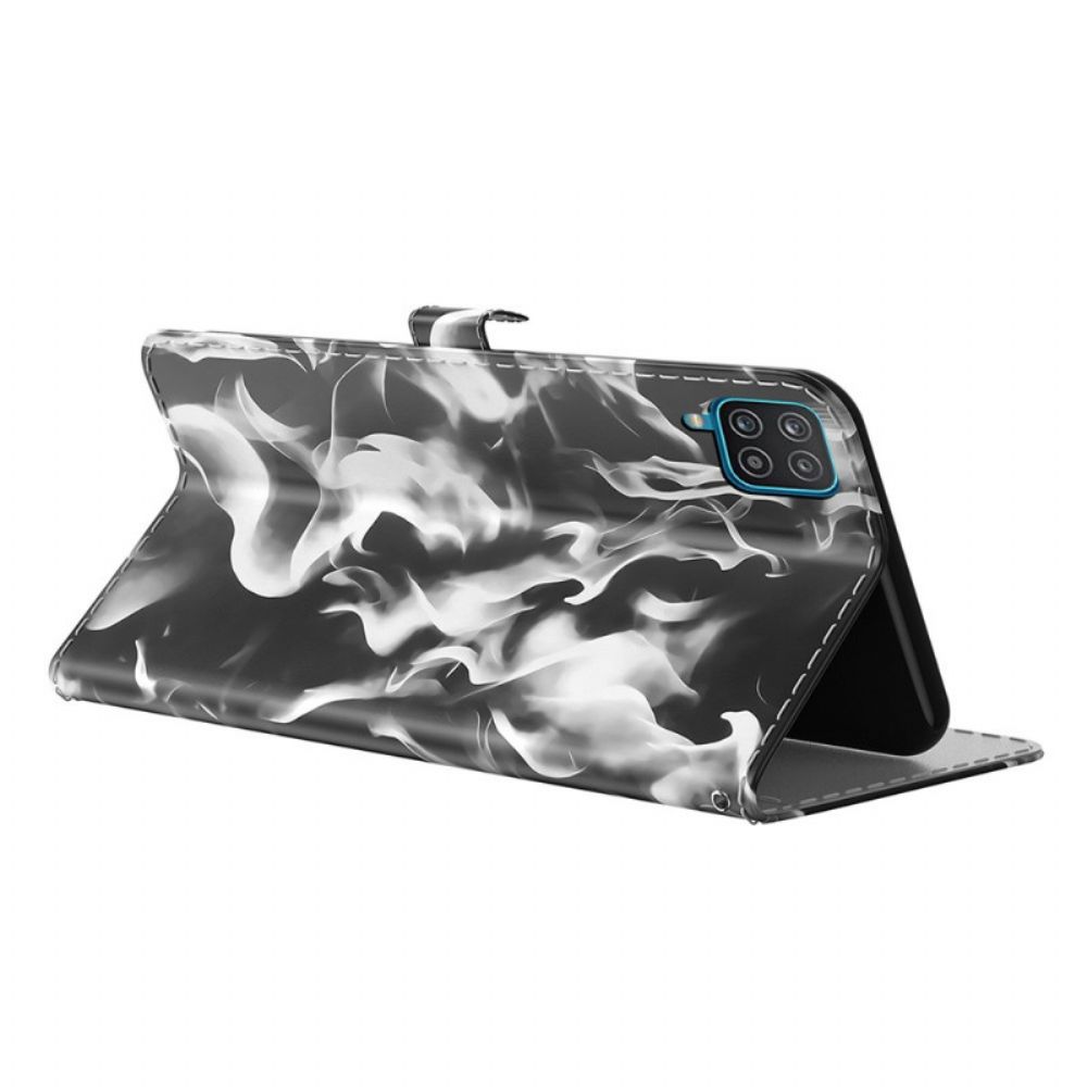 Leren Hoesje voor Samsung Galaxy M32 Abstract Patroon