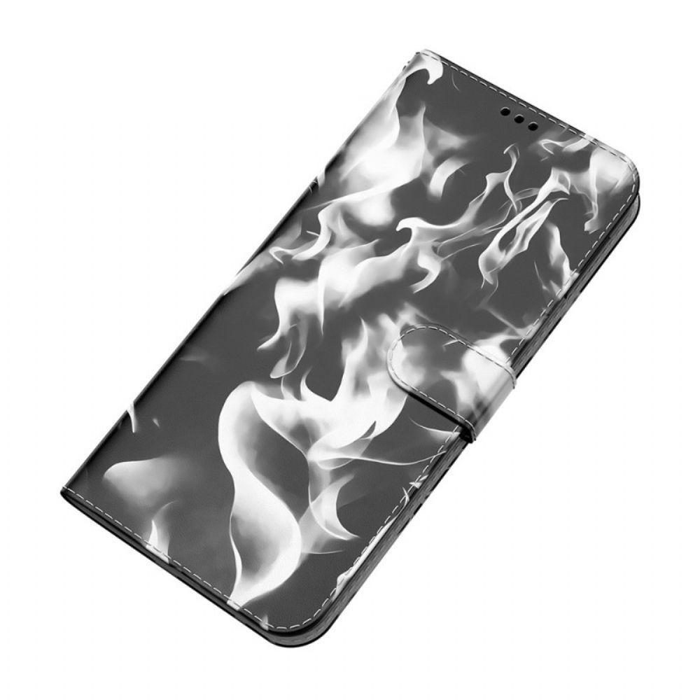 Leren Hoesje voor Samsung Galaxy M32 Abstract Patroon