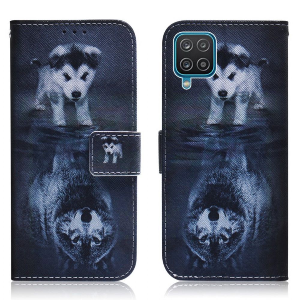 Leren Hoesje voor Samsung Galaxy M32 Ernesto De Wolf