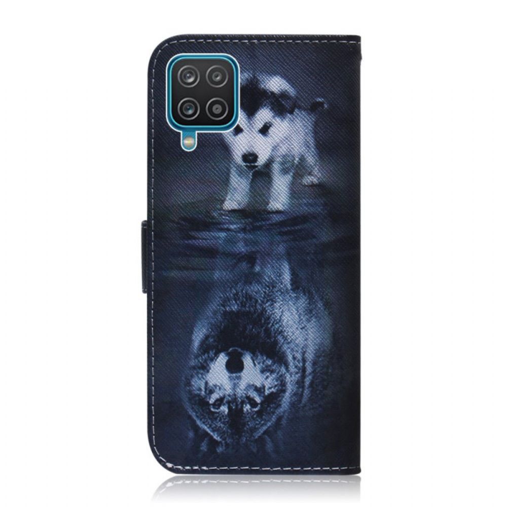 Leren Hoesje voor Samsung Galaxy M32 Ernesto De Wolf