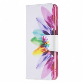 Leren Hoesje voor Samsung Galaxy M32 Indische Olifant