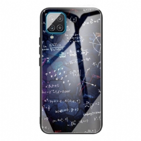 Telefoonhoesje voor Samsung Galaxy M32 Wiskundige Berekeningen Van Gehard Glas