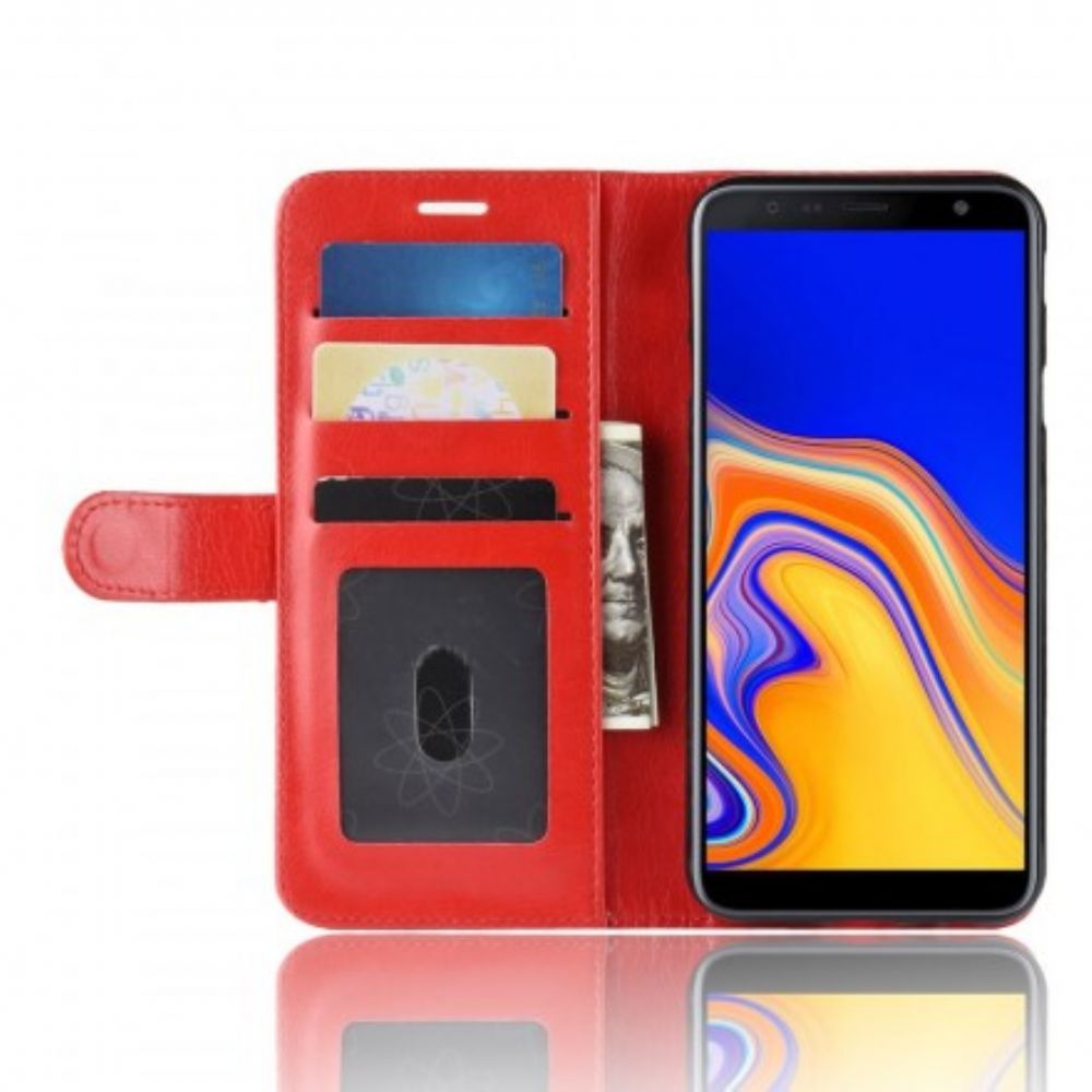 Flip Case voor Samsung Galaxy J4 Plus Ultra Kunstleer