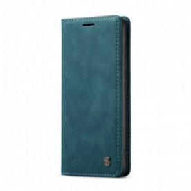 Bescherming Hoesje voor Samsung Galaxy S21 Plus 5G Folio-hoesje Caseme Kunstleer