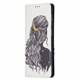 Bescherming Hoesje voor Samsung Galaxy S21 Plus 5G Folio-hoesje Mooi Haar