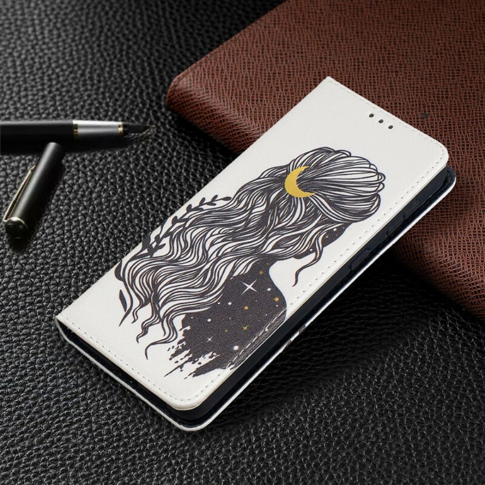 Bescherming Hoesje voor Samsung Galaxy S21 Plus 5G Folio-hoesje Mooi Haar