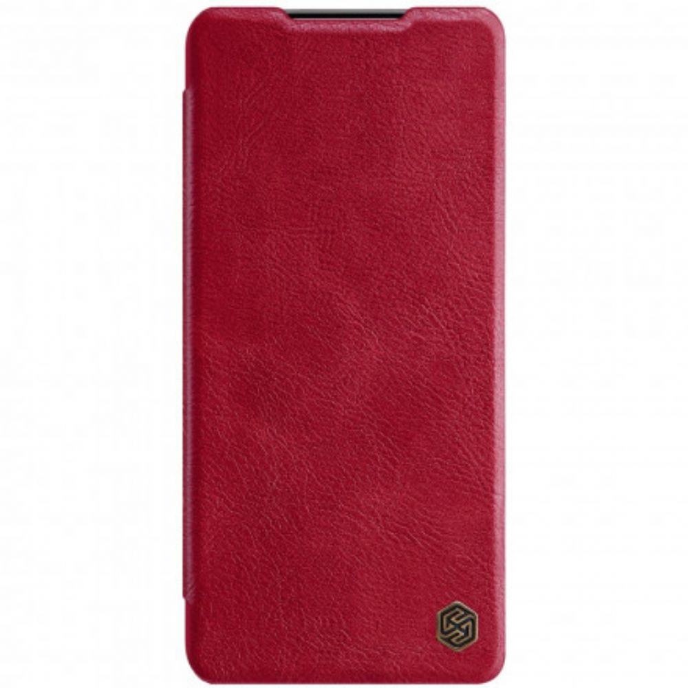 Bescherming Hoesje voor Samsung Galaxy S21 Plus 5G Folio-hoesje Nillkin Qin-serie