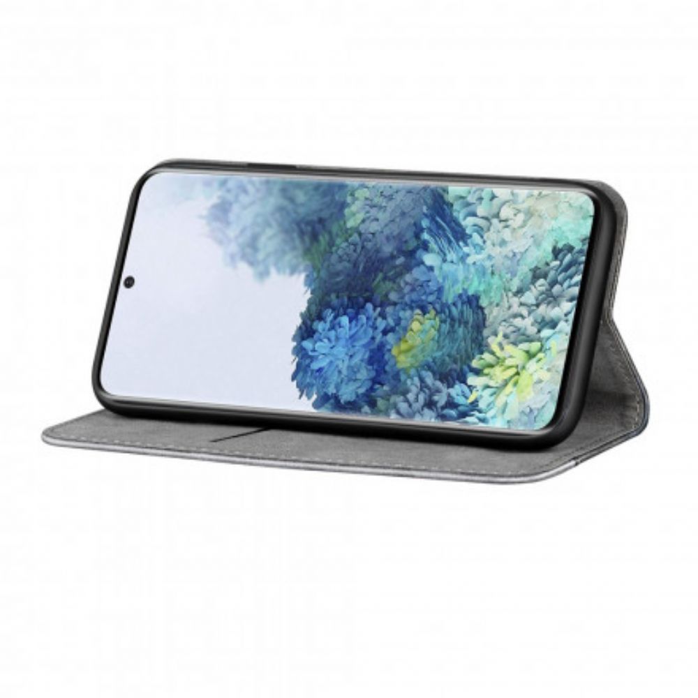 Bescherming Hoesje voor Samsung Galaxy S21 Plus 5G Folio-hoesje Tweekleurig Leereffect