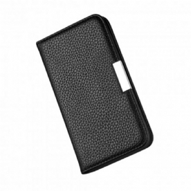 Bescherming Hoesje voor Samsung Galaxy S21 Plus 5G Folio-hoesje Ultra Chique Litchi Kunstleer