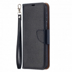 Folio-hoesje voor Samsung Galaxy S21 Plus 5G Flip Case Litchi Flap Schuin