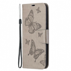 Folio-hoesje voor Samsung Galaxy S21 Plus 5G Flip Case Vlinders En Schuine Klep