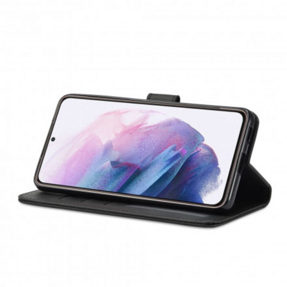 Folio-hoesje voor Samsung Galaxy S21 Plus 5G Lc.imeeke Leereffect