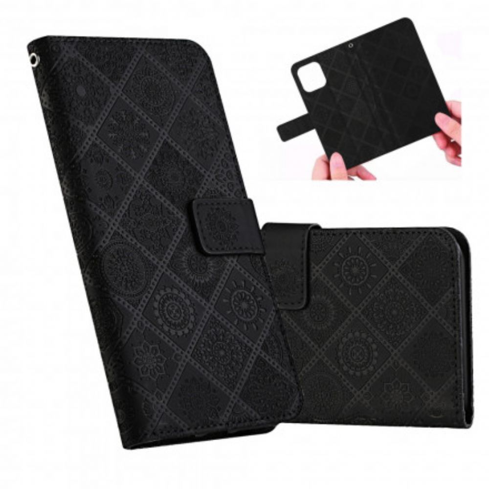 Folio-hoesje voor Samsung Galaxy S21 Plus 5G Tapijtpatroon