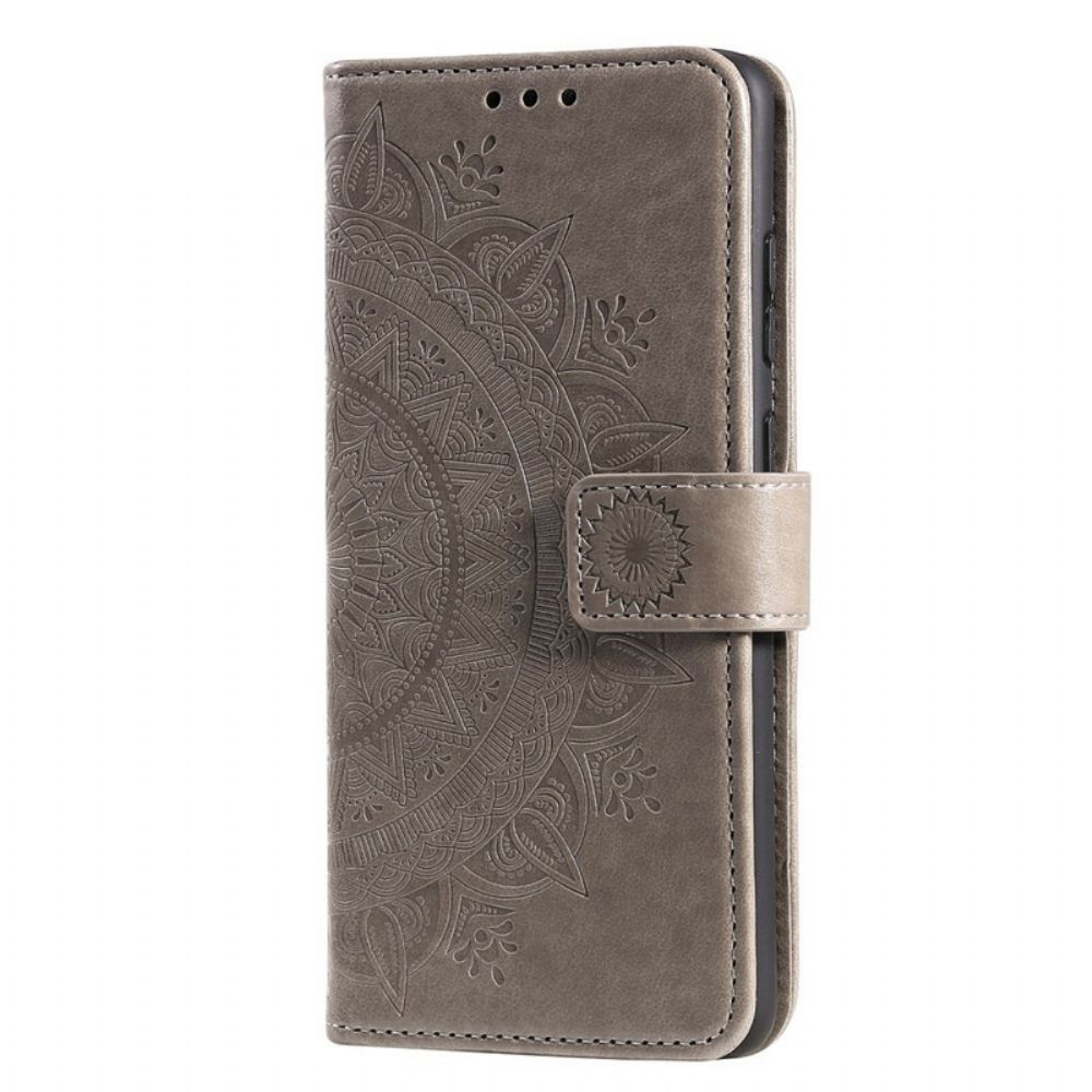 Folio-hoesje voor Samsung Galaxy S21 Plus 5G Zon Mandala